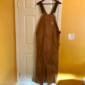 Carhartt Duck Bib Overalls - used